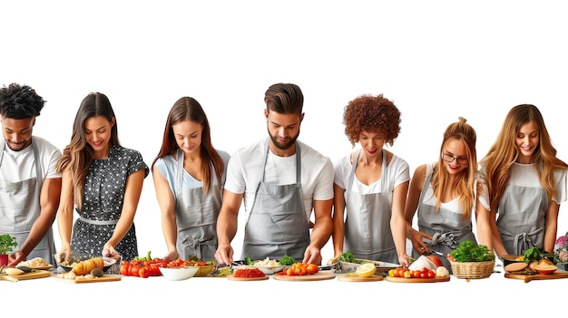 Personas cocinando juntas